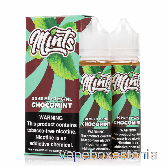 Vape Box Estonia Chocomint - Mints Vape Co - 120ml 3mg